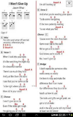 GuitarTapp ChordPro android App screenshot 0