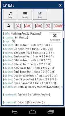 GuitarTapp ChordPro android App screenshot 12