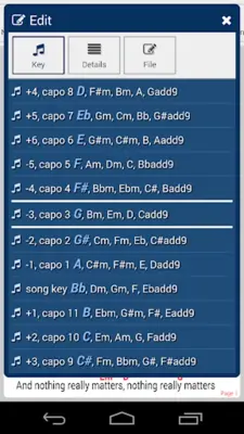 GuitarTapp ChordPro android App screenshot 13