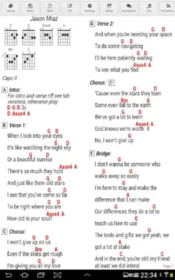 GuitarTapp ChordPro android App screenshot 1