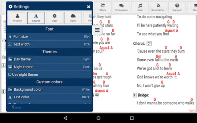 GuitarTapp ChordPro android App screenshot 3