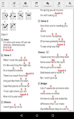 GuitarTapp ChordPro android App screenshot 6