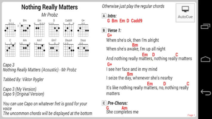 GuitarTapp ChordPro android App screenshot 7