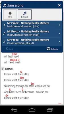 GuitarTapp ChordPro android App screenshot 8